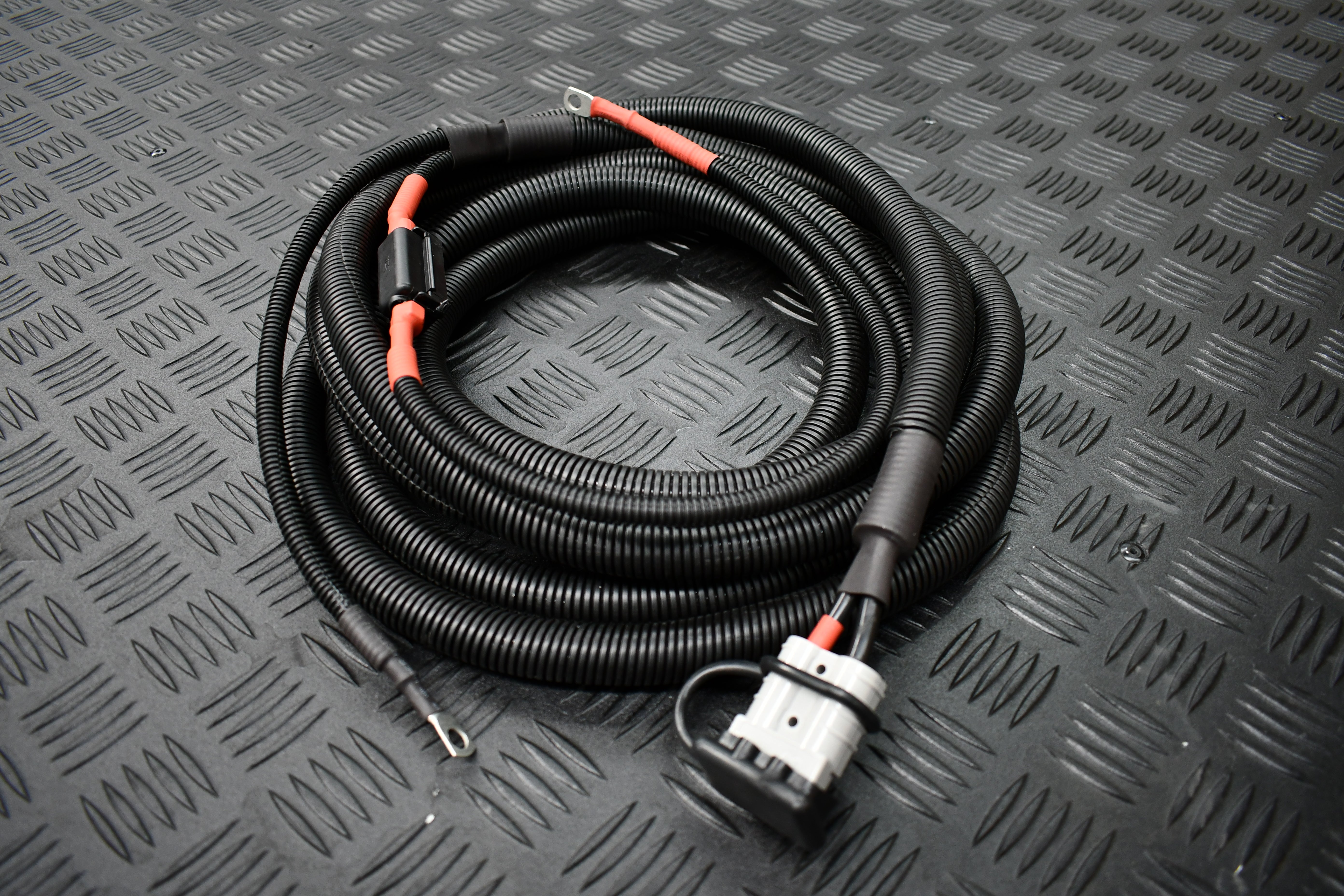 50A 6m Anderson Plug Loom (6 B&S) Pre-Wired – 12/24V | Heavy-Duty Power Cable for Dual Battery & Caravan Setups